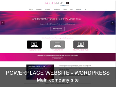 Powerplace Website - Wordpress