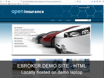 eBroker Demo Site - HTML - for Exibition Stand