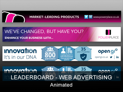 Leaderboard - Animated Web Advertising