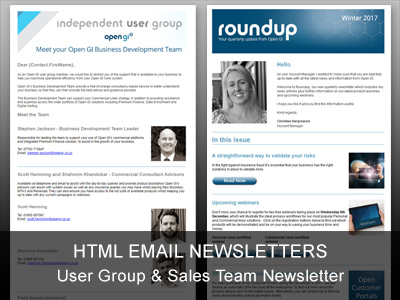 HTML Email Newsletters - Open User Group & Roundup
