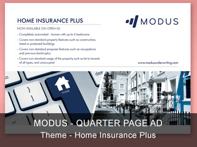 Modus - Quarter page ad
