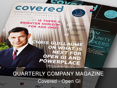 Covered Magazine - Open GI - Front Cover & Inner