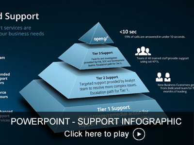 Powerpoint - Dedicated Support - Animated Infographic