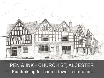Pen & Ink - Alcester - Private Commission